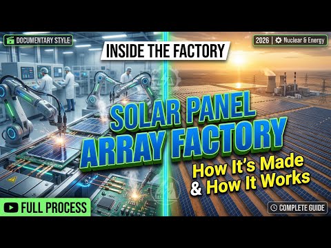 Inside a Solar Panel Array Factory | How Spacecraft Solar Panels Are Built complete process