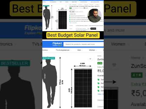 Best Budget Solar Panel #solarpanels #solarconverter #bestsolarcompany #solartips