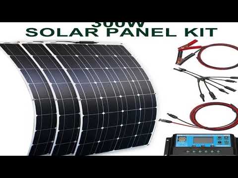 #solar panel kit and 300w 200w 100w flexible solar panels 12v 24v high efficiency battery charger m