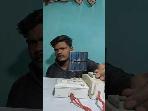 😱 10watt Solar panel Vs 220v Ac Electricity 🤔 What happened ⚡ #viral #experiment #electrical #shorts