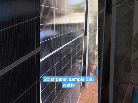 solar panel sample 580 watts