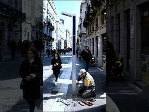 Square Helios Pole Light: 4-Side Solar Panels, IoT Control, Perfect for Villas & Parks #solarlight