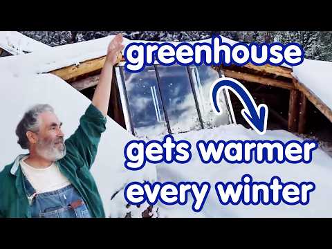 Zero electricity. No fans, heaters or solar panels. Truly passive greenhouse.