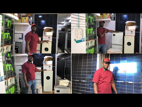 Price Of Lithium Batteries, Solar Panels, Wires, Charger Controllers, Inverter In Benin City. #solar