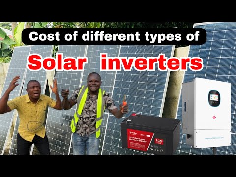 2025: Cost of different types of Solar inverters, Panels & batteries in Lagos Nigeria