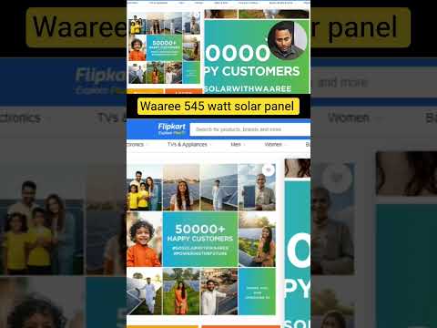 Waaree 545 watt solar panel best offer #waareesolarpanel #solarpanels #bestdeals