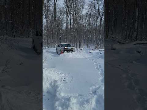 Was out clearing off my solar panels and my plow guy came to the rescue lol We got some SNOW ❄️💙😍💙❄️