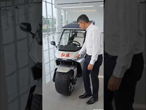 This Car Runs on Solar Energy ☀️🚘 | No Fuel, No Pollution! | #shorts #SolarCar