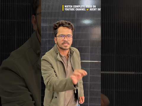 Aisa solar panel aap ne kabi nahi dekha hoga 😱