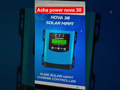 Asha power nova 30 SMU New launch| best solar smu