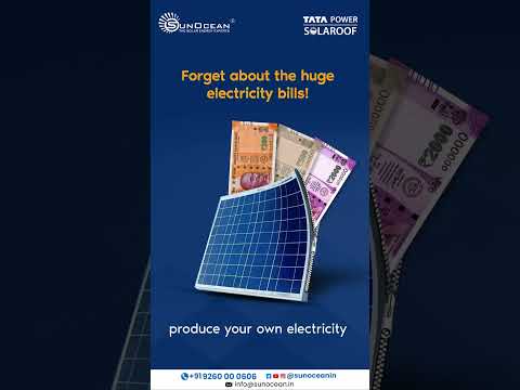 Produce Your Own Electricity at Home & Save Big on Bills | Choose Tata Power SolaRoof SunOcean