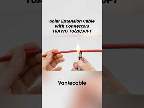 10AWG Solar Extension Cable | High Temp & Weather Resistant