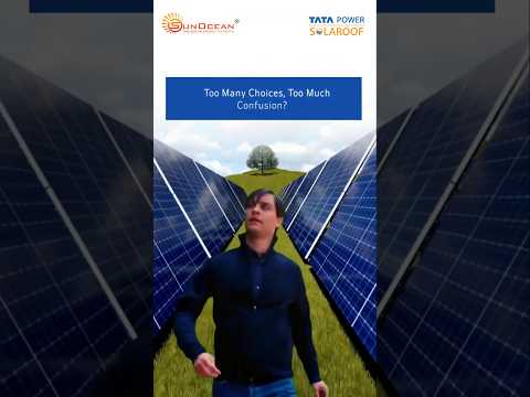 Confused About Solar Panels? Choose Tata Power SolaRoof SunOcean #shorts #viral