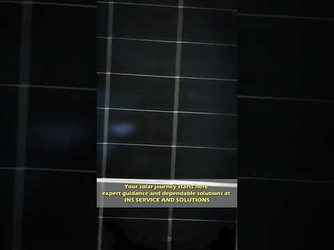 Your Solar Journey Starts Here Expert Guidance And Dependable Solutions At INS SERVICE AND SOLUTIONS