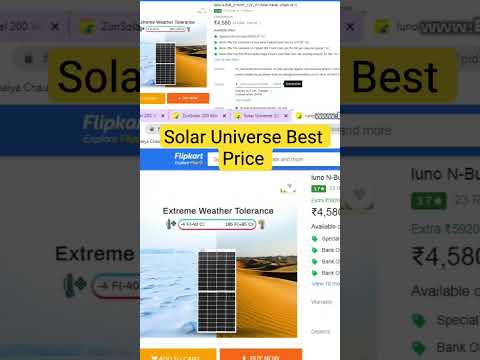 Solar Universe Best Price solar panel #solar #solarpanel #solartips