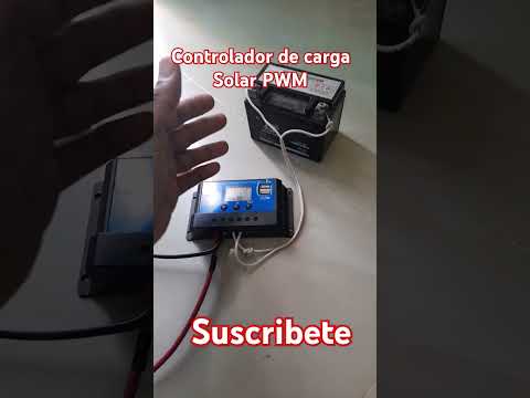 Controlador de carga Solar+Bateria 12v+panel Solar de 100w