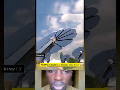 Smart Sunflower Inspired Solar Panels 😱 #shorts