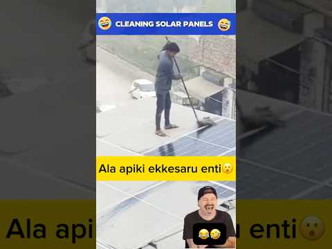 Solar Panels Cleaning Mistakes 😱⚠️ Mee Power & Money Damage Avthunnaya? | Telugu Solar Truth #telugu