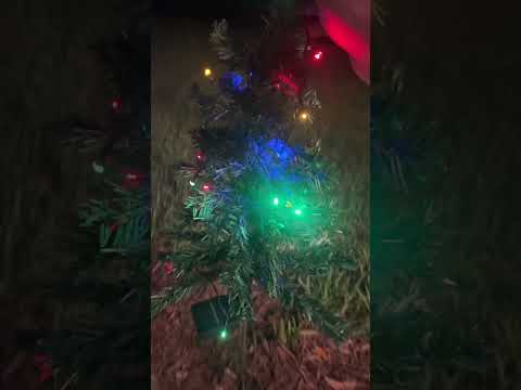 Super easy to install and charges via solar panels no cables needed #outdoorchristmasdecor