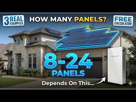 How many solar panels do I need to charge a Tesla Powerwall?