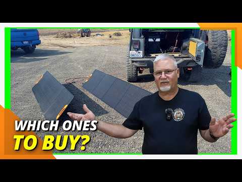 How To Pick The Best Portable Solar Panel For Your Power Station!