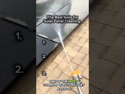 What are the best tools for solar panel cleaning Busness?