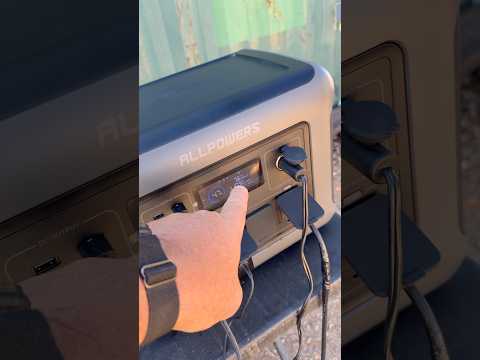 ALLPOWER Solar Generator Kit 1600W (R1500 LITE + SP033 200W Solar Panel) #portablepower