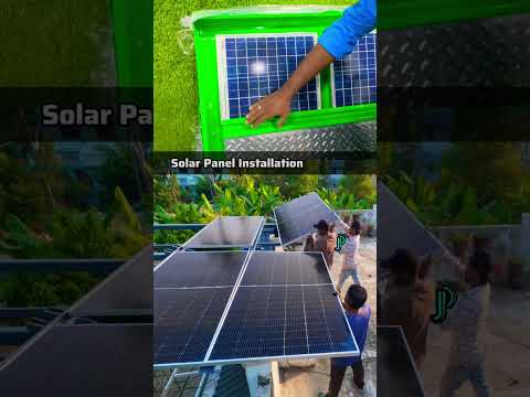 Waterproof Solar Panel installation