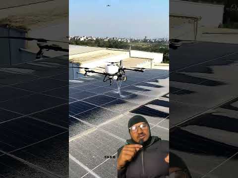 Drone Leh Solar Panels Safa Gardy – Cleaning Solar Panels with Drone #nepal #nepali