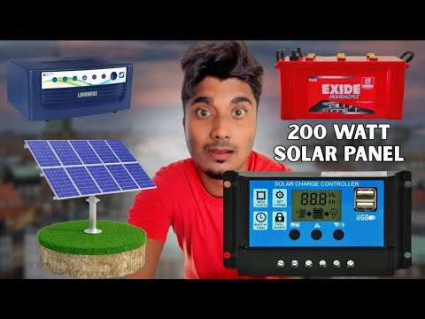 Solar Charge Controlller 200 Watt Solar Panel Exide solar inverter charging