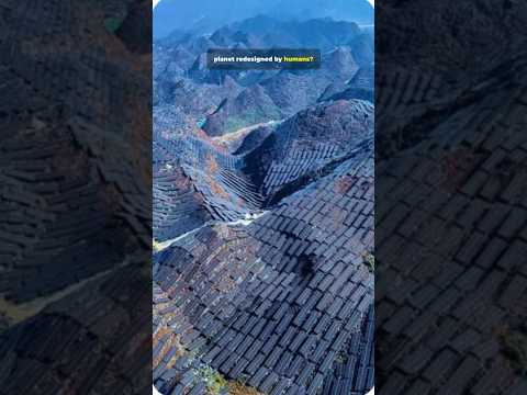 Is China Covering Mountains with Solar Panels? Is it Real? #china #chinatravel #solar #mountains