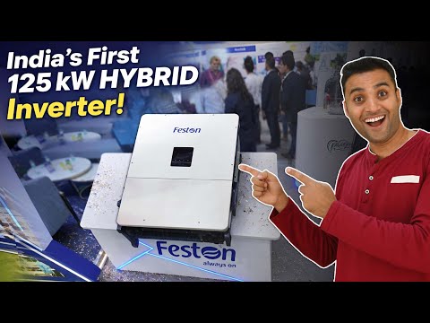 Feston 125 kW Hybrid Inverter Launch | Hybrid Micro inverter | Best Hybrid solar inverter