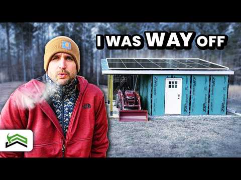 HUGE Mistake: Why My $15,000 Solar System CAN’T Heat My Tiny Shed