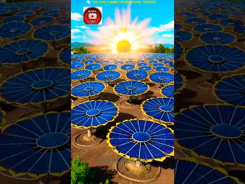 Sunflower-Inspired Solar Panel That Tracks the Sun🌻⚡#short