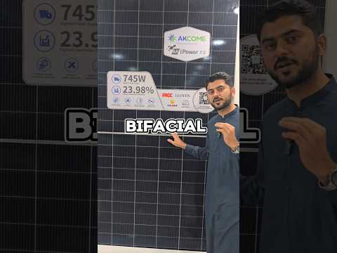 AKCOME HJT 700W Solar Panel Now available in Pakistan. visit www.alladin.pk to order #AKCOME  #700W