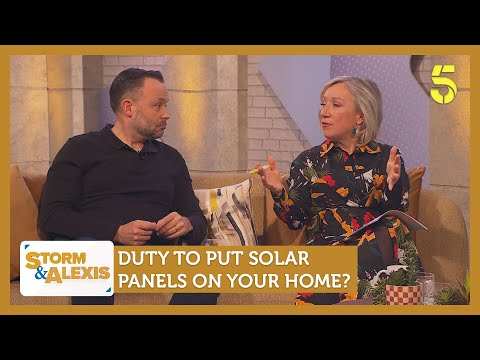 Duty to put solar panels on your home? Feat. Geoff Norcott & Emily Andrews | Storm 7 Alexis