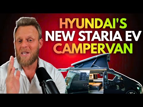 Hyundai Reveals Staria EV campervan with solar power and photochromic windows