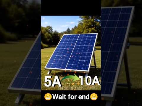 Kya Solar Panel Ka Ampere Badha Sakte Hain? 🤔 | Rebuild Tech