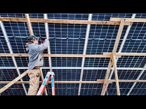 Building a HUGE Temporary Solar Array for Our 3-Phase Power System