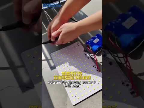 Double Sided Charging Solar Panel l BBS Lighting