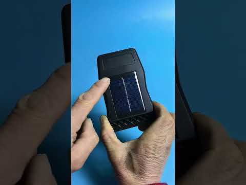 #Solar-powered sensor light, waterproof clip-on light, solar garden light