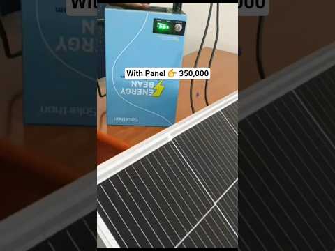 1Kwh Energy bean Solar generator with solar Panel to power your home appliances 👉 0814 205 2871