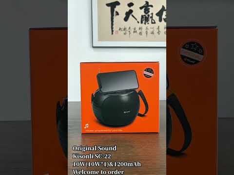 Speaker Bluetooth Kisonli Sc-22 Solar Panel Charging #kisonli #speakerbluetooth #solarpower