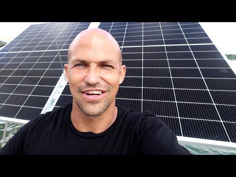 Tilting Solar Panels on a Sailboat
