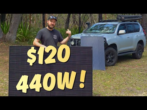 Testing a Bunnings House Solar Panel on a 4WD 12V System