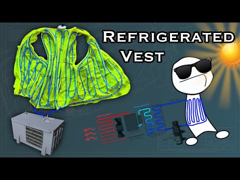 A Homemade Refrigerated Vest That Can Run Off Battery or Solar Power