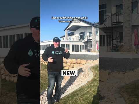 Snow plus solar panels is not ideal! We can fix that!!