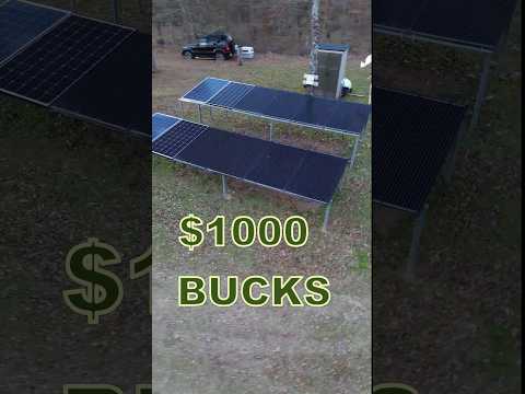 Cheap Cost, Do It Yourself Solar System #offgrid #solarenergy