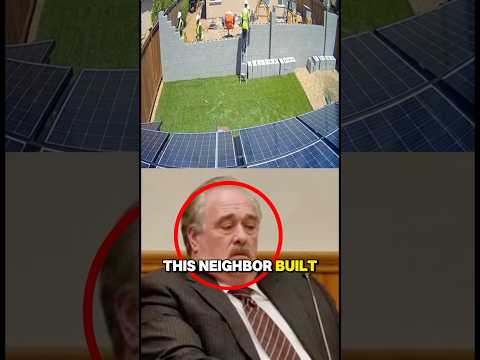 He Built a Wall Just to Block His Neighbor’s Solar Panels