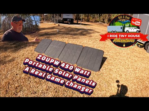 ZoupW 450 Watt Portable Solar Panels. Serious Charging Power For Boondocking???